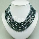 black pearl necklace