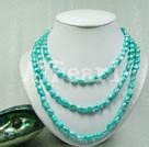 Wholesale Jewelry-dyed pearl necklace