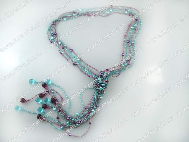 Pearl Crystal Necklace