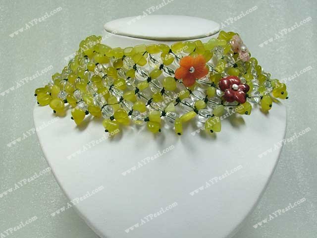 jade crystal necklace