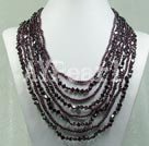 Wholesale Gemstone Necklace-garnet necklace