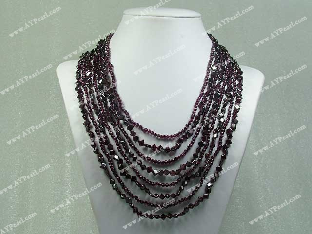 garnet necklace