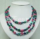 Wholesale Jewelry-dyed pearl necklace