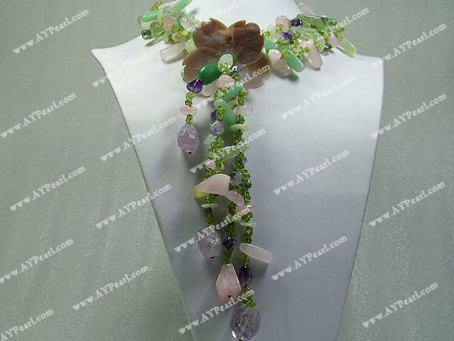 gemstone necklace