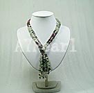 Wholesale Gemstone Jewelry-pearl gem necklace