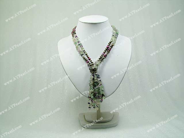 pearl gem necklace