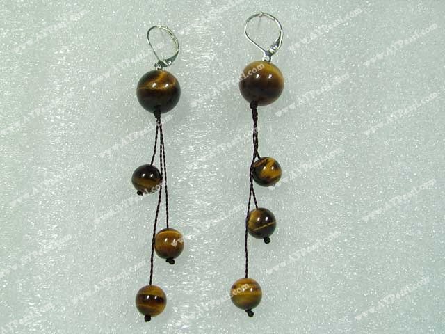 tiger eye earring