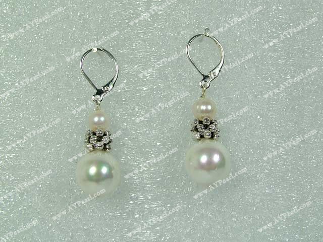 pearl sea shell bead earring