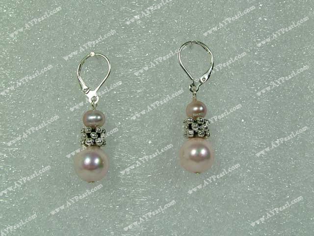 pearl sea shell bead earring