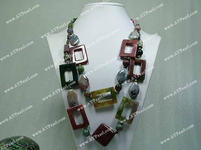 indian agate necklace