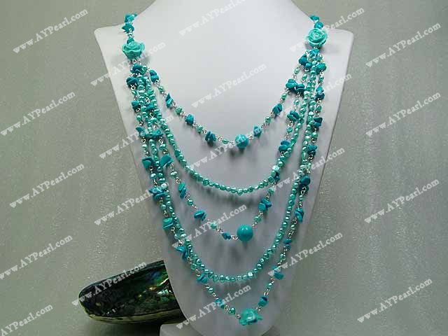 turquoise pearl necklace