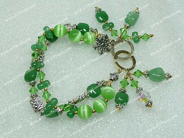 aventurine cat's eye bracelet