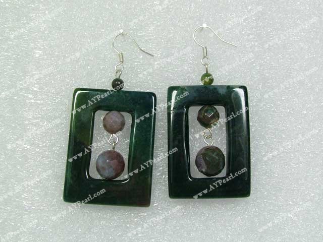 indian agate earring