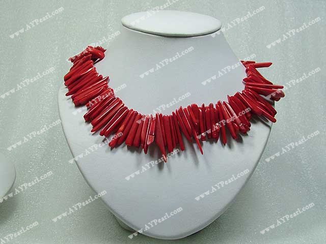 coral necklace