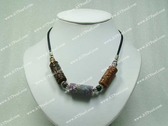 indian agate necklace