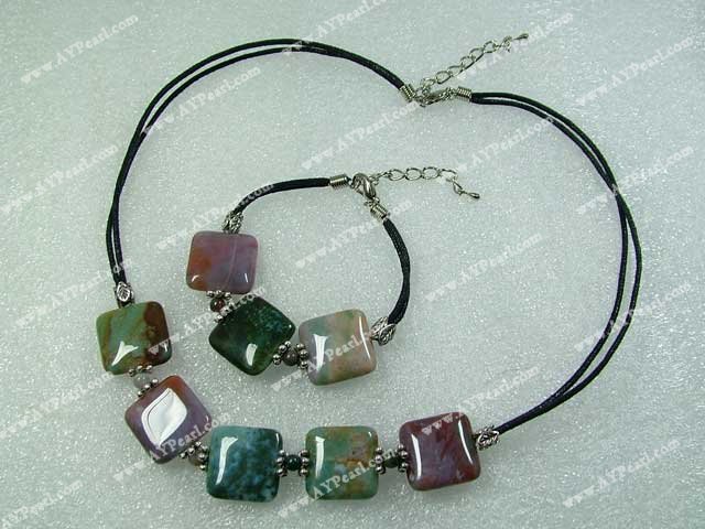 indian agate set