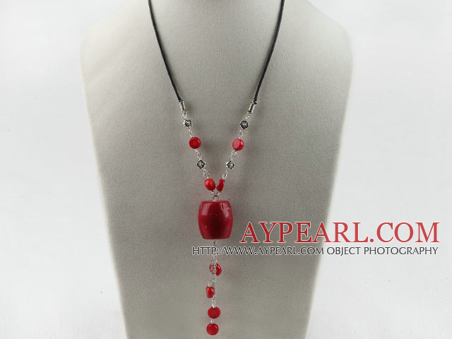 coral necklace