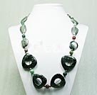 Wholesale Gemstone Necklace-agate gem necklace