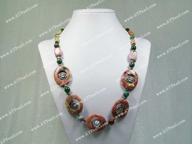 gem agate necklace