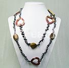 Wholesale Gemstone Necklace-gem pearl necklace