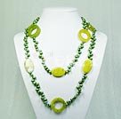 pearl olive necklace