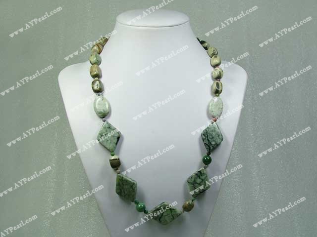 multi-stone necklace