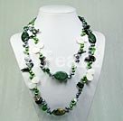 Wholesale Jewelry-pearl crystal gem necklace