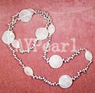 Wholesale Jewelry-pearl rose quartz necklace