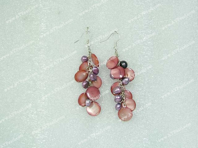 pearl shell earrings