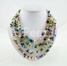 Wholesale Gemstone Jewelry-multi-gem necklace