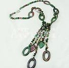 Wholesale Gemstone Necklace-agate necklace