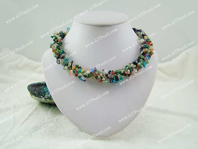 multi-stone necklace