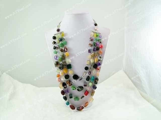 multi-stone necklace