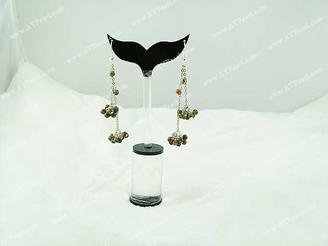 gem earrings