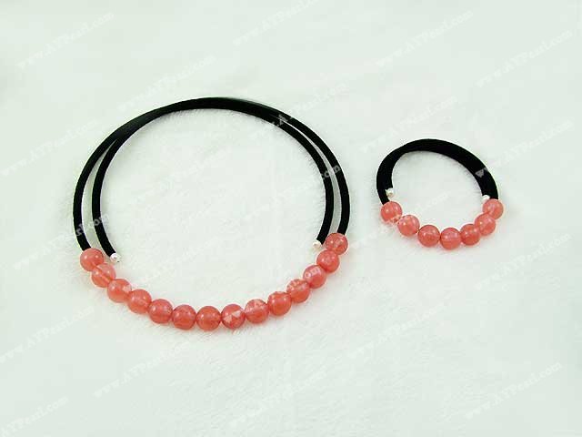 cherry quartz set`