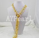 Wholesale Gemstone Necklace-pearl shell crystal necklace