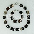 Wholesale Gemstone Jewelry-agate pearl set