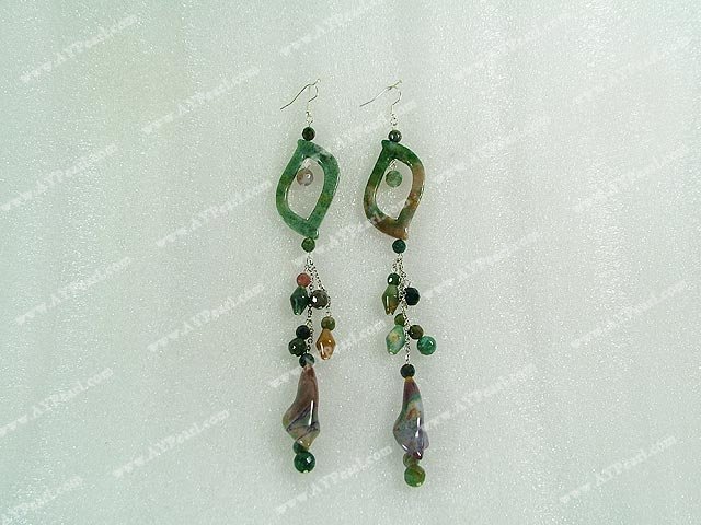 agate earrings