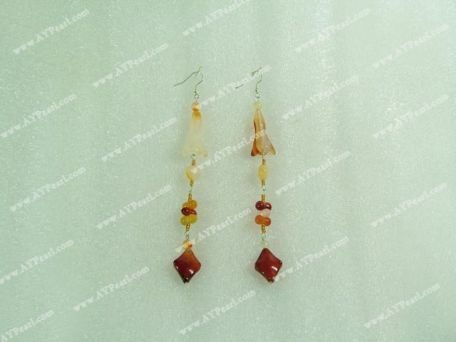 agate earrings