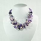 Wholesale Jewelry-pearl amethyst necklace