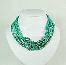 Wholesale Jewelry-turquoise coral necklace