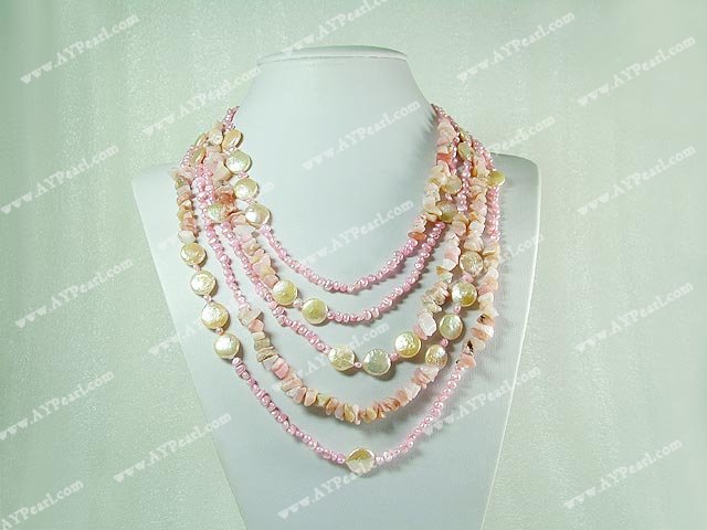 pearl gem necklace