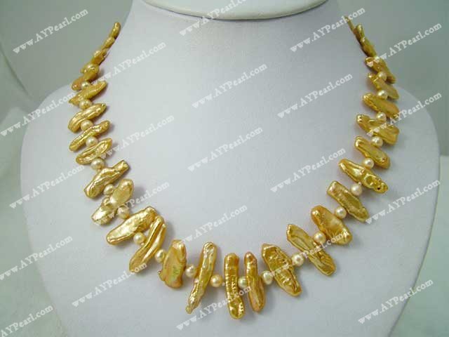 Biwa pearl necklace