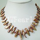 Wholesale Jewelry-Biwa pearl necklace