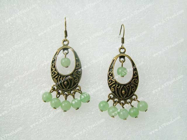 aventurine earrings