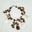 Wholesale Jewelry-pearl shell crystal bracelet