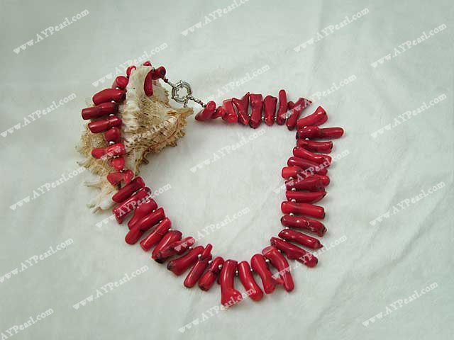 coral necklace