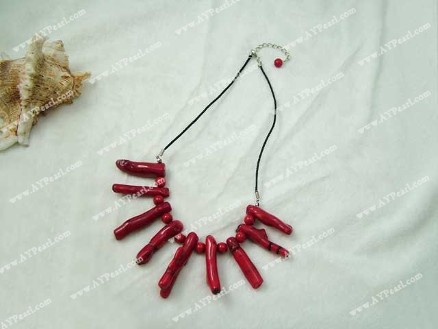 coral necklace