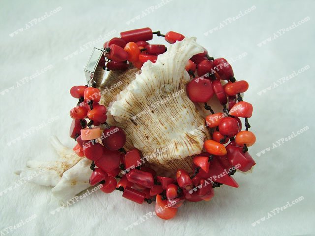 coral bracelet