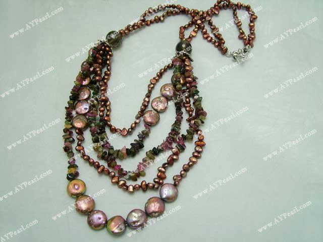 pearl Tourmaline necklace